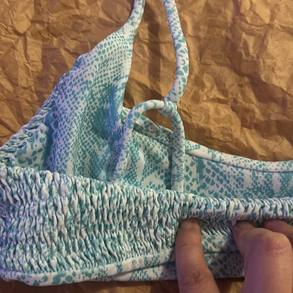 Tori Praver top- Cabo Top snake Azul - Picture 3 of 7